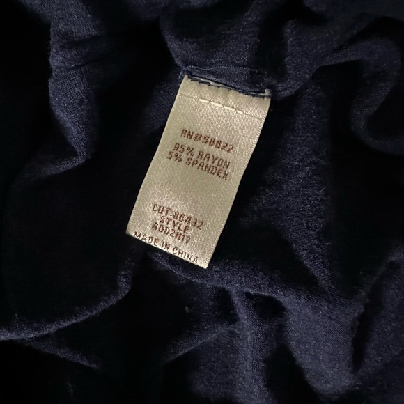 MSSP Max Studio Specialty Products Navy Maxi Skirt - Picture 7 of 8